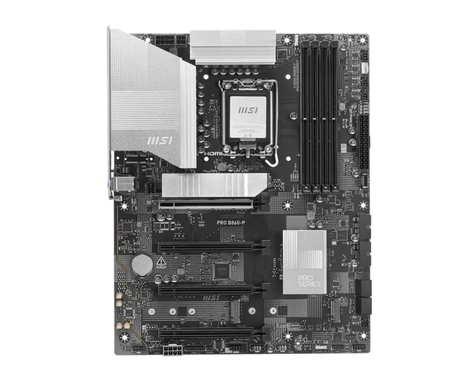MSI PRO B860-P, Intel B860, LGA1851, 4xDDR5, ATX