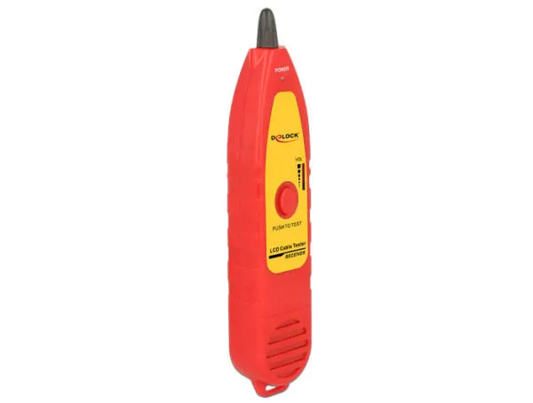 Delock LCD kabelový testr RJ45 / RJ12 / BNC / USB (86109)
