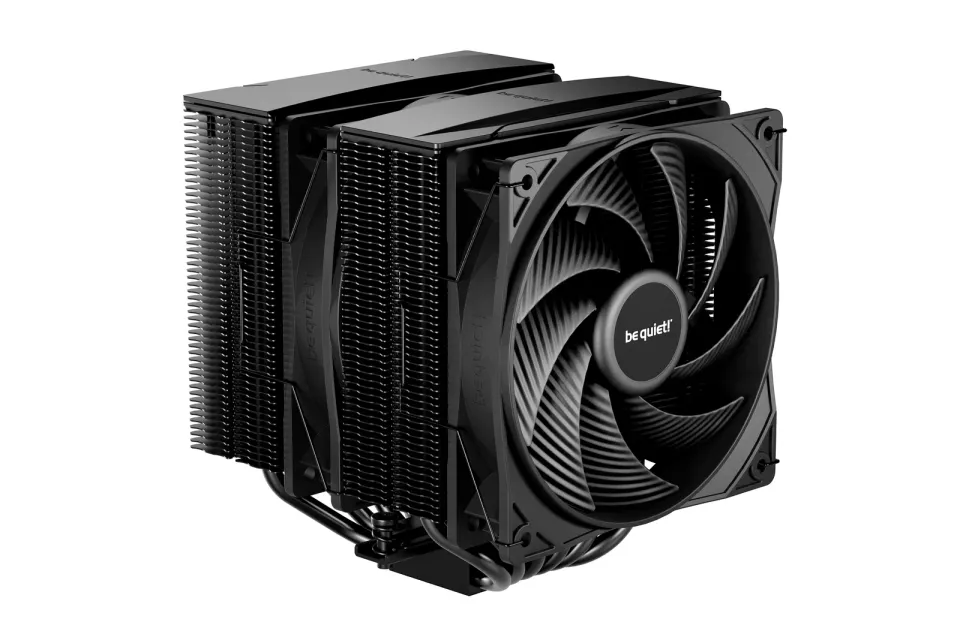 Be quiet! chladič CPU PURE ROCK PRO 3 Black / 2x120mm PWM fan / 6xheatpipe / černý