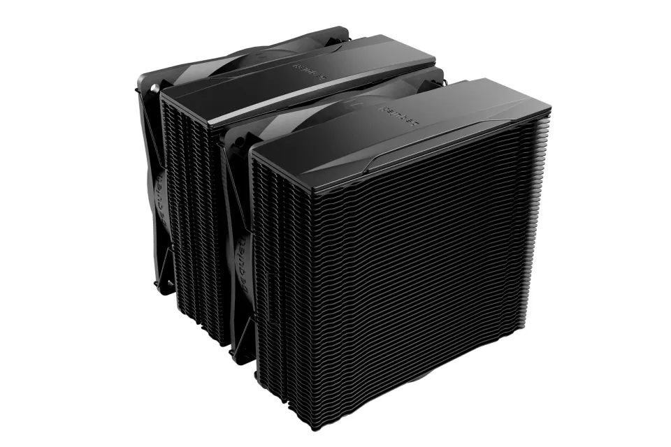 Be quiet! chladič CPU PURE ROCK PRO 3 Black / 2x120mm PWM fan / 6xheatpipe / černý