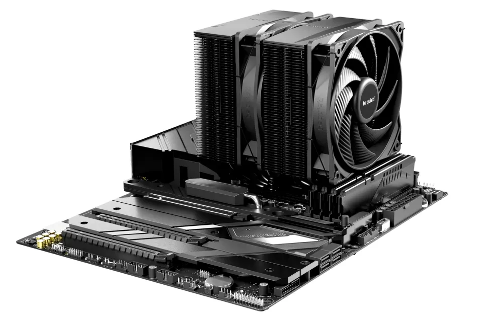 Be quiet! chladič CPU PURE ROCK PRO 3 Black / 2x120mm PWM fan / 6xheatpipe / černý