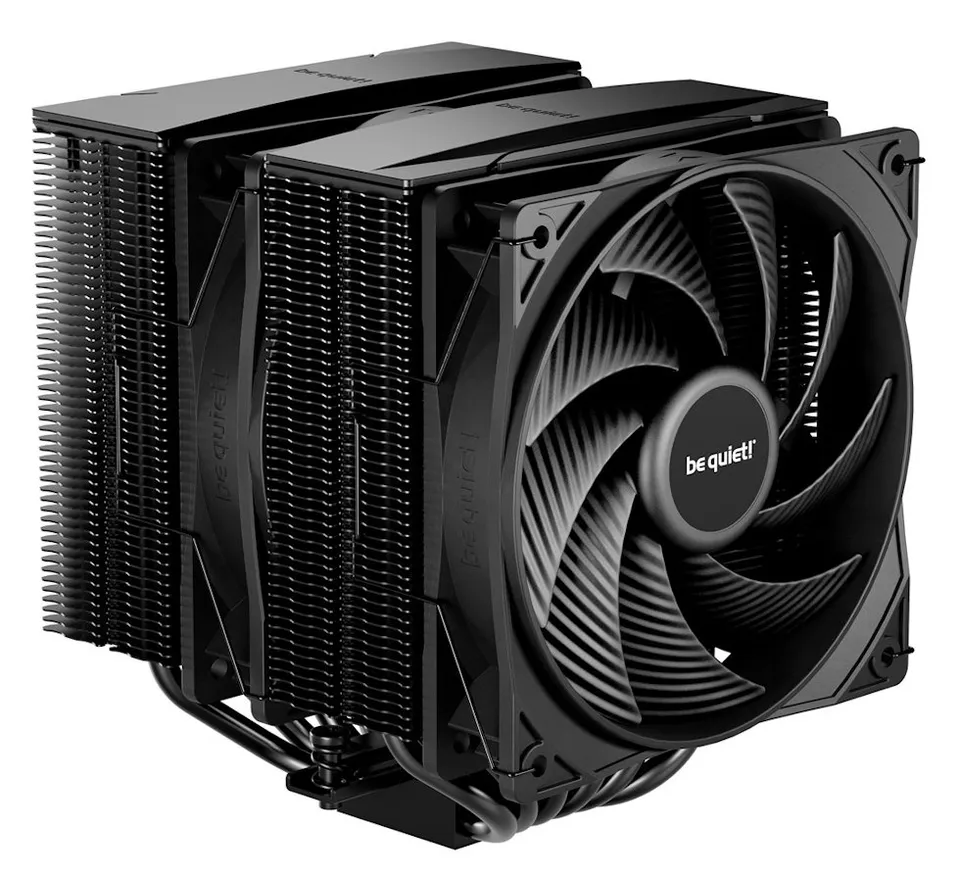 Be quiet! chladič CPU PURE ROCK PRO 3 Black / 2x120mm PWM fan / 6xheatpipe / černý