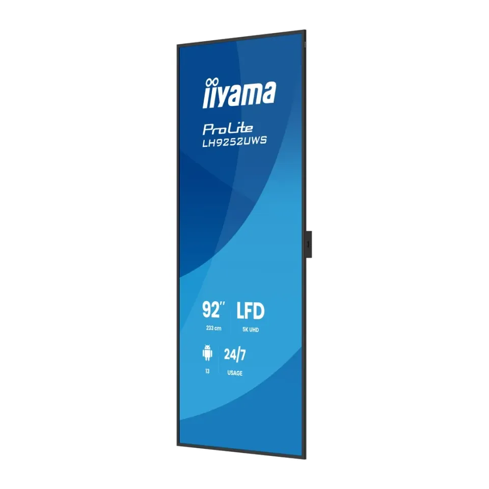 92" iiyama LH9252UWS-B1AG:VA,5K,24/7