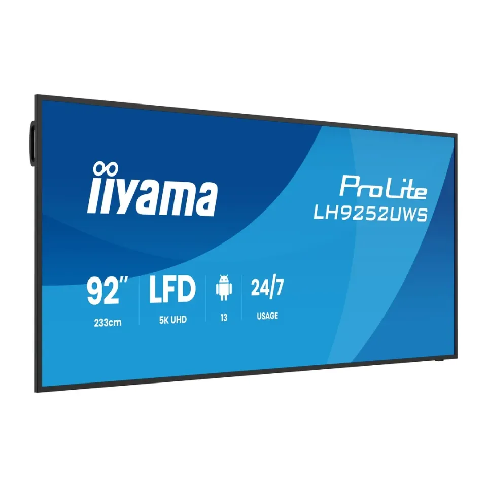 92" iiyama LH9252UWS-B1AG:VA,5K,24/7