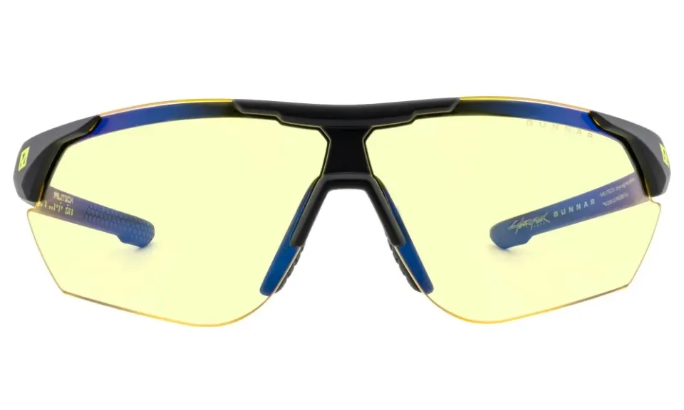 GUNNAR kancelářske/herní brýle CYBERPUNK MILITECH ONYX SIGNAL YELLOW* jantarová* BLF 65* GUNNAR Focus
