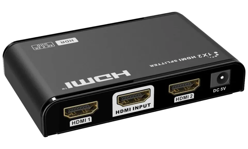 PremiumCord HDMI 2.0 splitter 1-2 porty, 4K x 2K/60Hz, FULL HD, 3D, černý