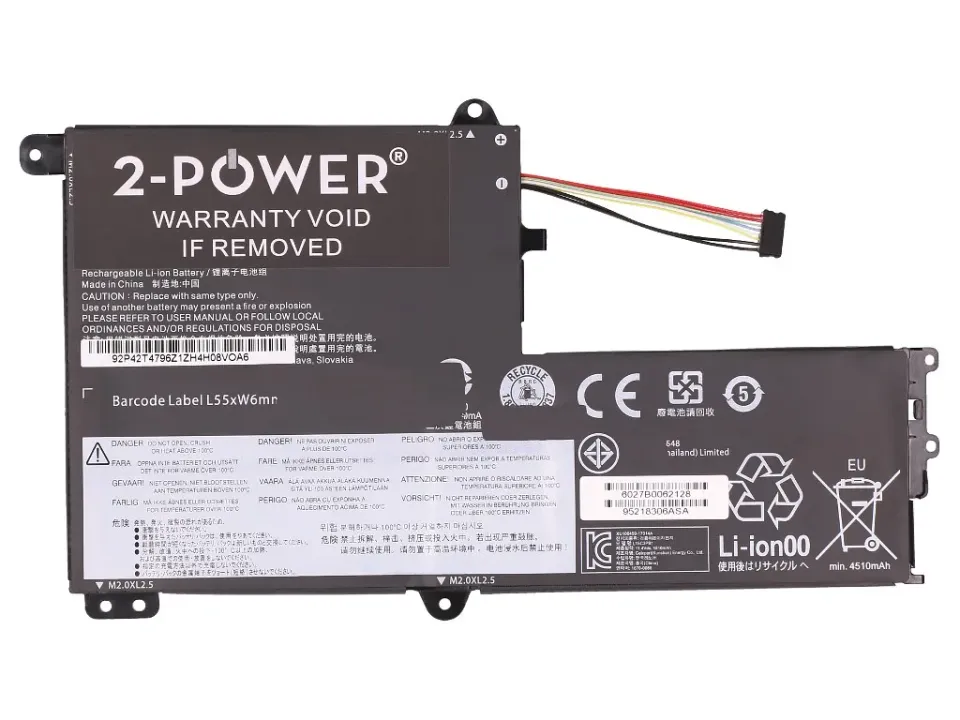 2power ( L15L3PB0 alternative ) 6 ?lánková Baterie do Laptopu 11,25V 4700mAh