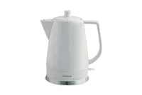 Orava VK-3813 W rychlovarná konvice, 1500 W, 1.5 l, kermická, automatické vypnutí, bílá