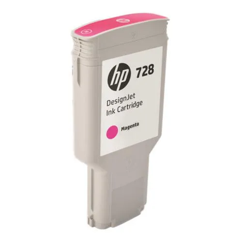 HP F9K16A náplň č.728 purpurová velká 300ml magenta (designjet T830, T730)