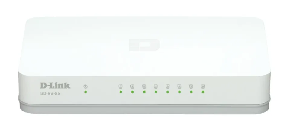 D-Link GO-SW-8G 8-port 10/100/1000 Gigabit Desktop Switch