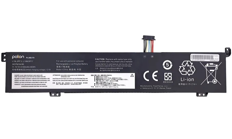 TRX Baterie Polion L19L3PF3 Li-Pol 4100mAh 46Wh/pro LENOVO IdeaPad Creator 5 15IMH05,Gaming 3 15ARH05,3 15IMH05/ neorig.