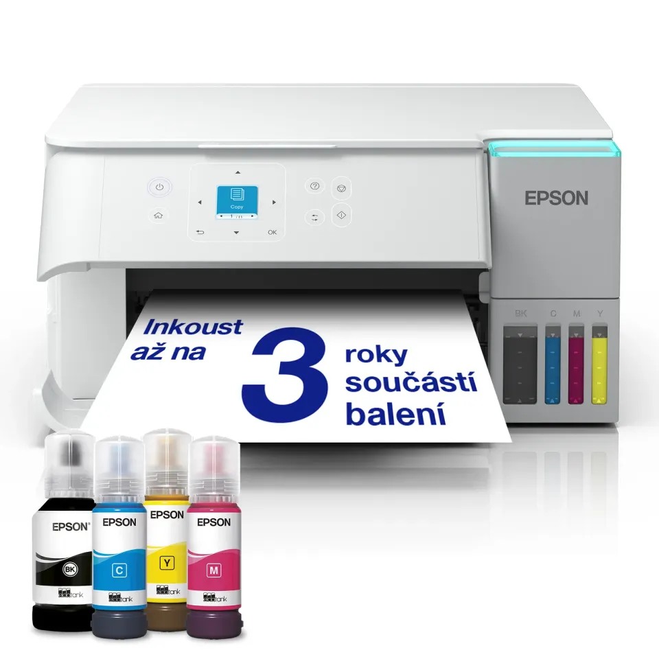 EPSON EcoTank ITS L4366- A4/33-20ppm/4ink/Wi-Fi/CISS/Duplex/White