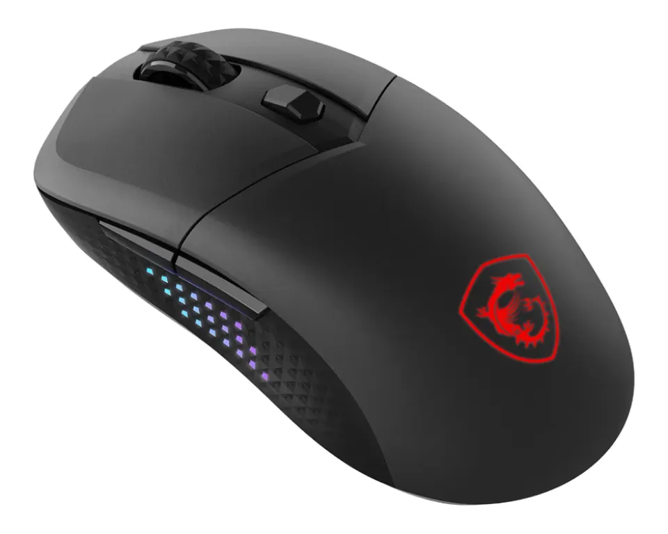 MSI herní myš VERSA 300 Elite Wireless/ bezdrátová/ 26.000 dpi/ 2,4GHz/ BT5.3/ USB/ RGB podsvícení/ 6 tlačítek