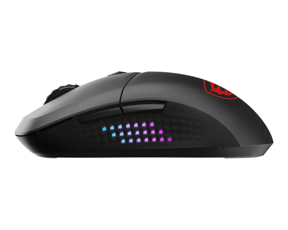 MSI herní myš VERSA 300 Elite Wireless/ bezdrátová/ 26.000 dpi/ 2,4GHz/ BT5.3/ USB/ RGB podsvícení/ 6 tlačítek