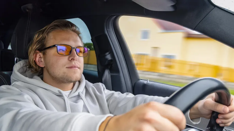 EVOLVEO BlueBlock40, PC brýle, blokace modrého světla 40%, nedioptrické, černé