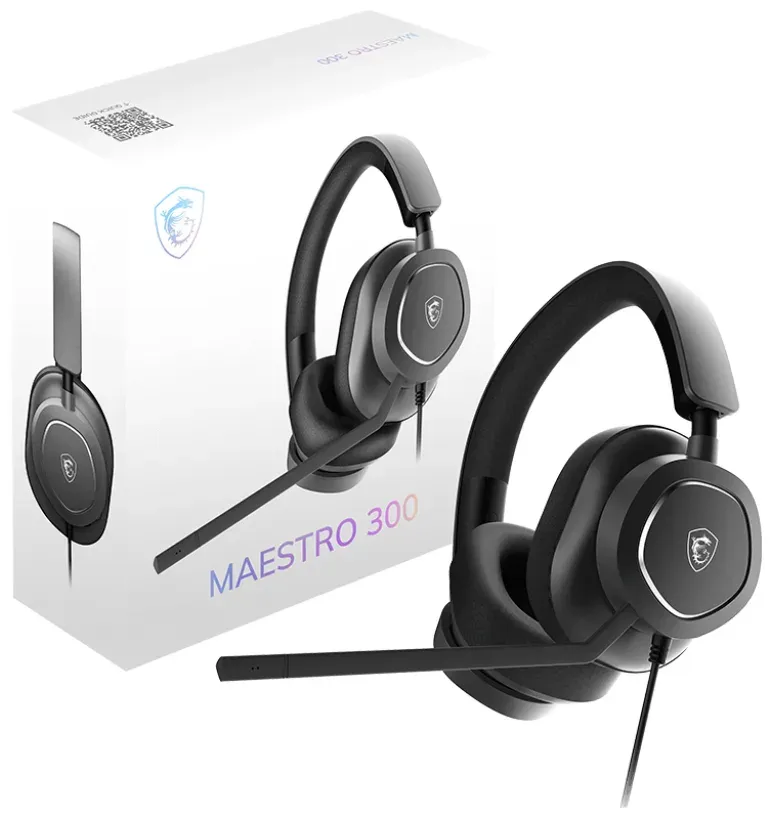 MSI herní headset MAESTRO 300/ náhlavní/ USB-C