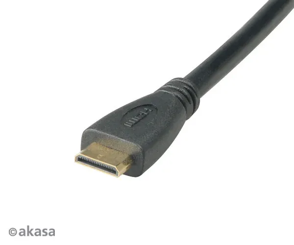 AKASA - HDMI na mini HDMI adaptér - 25 cm