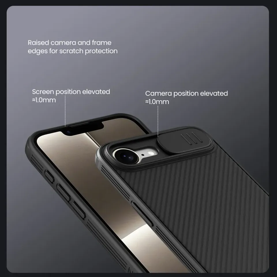 Nillkin CamShield PRO Zadní Kryt pro Apple iPhone 16e/17e Black