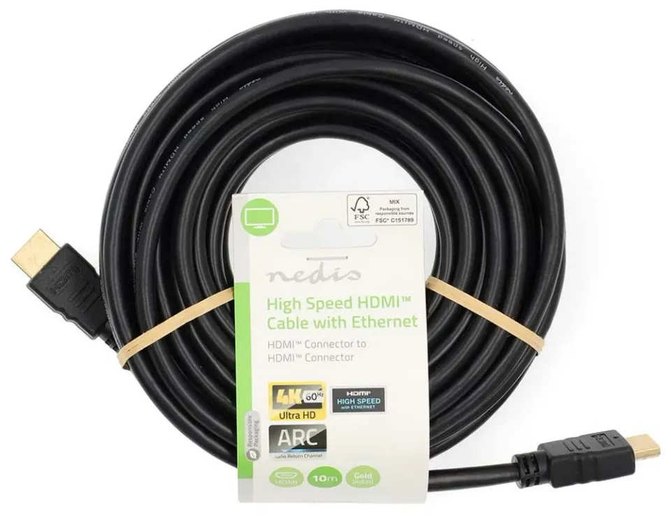 Nedis CVGL34060BK100 - High Speed HDMI Kabel s Ethernetem | Konektor HDMI - HDMI