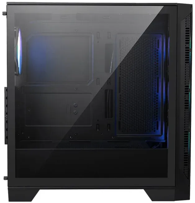 MSI skříň MAG FORGE 320R AIRFLOW/ bez zdroje/ levé temperované sklo/ 4x 120 mm A-RGB fan/ 2x USB3.2/ černá