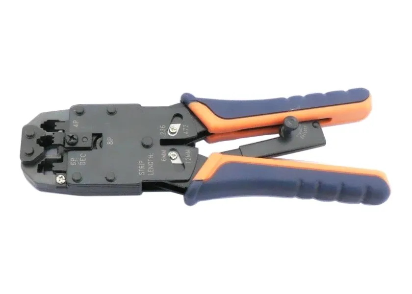 XtendLan Profi kleště krimpovací RJ-45, RJ-12, RJ-11 (s ráčnou) HT-2008R