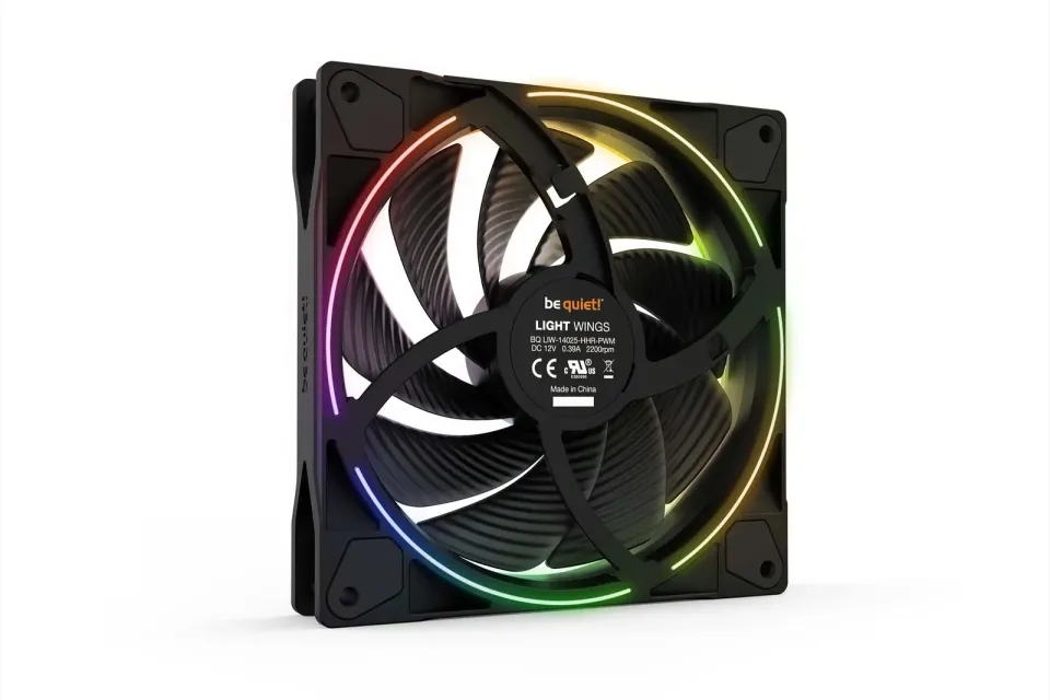 Be quiet! / ventilátor Light Wings high speed / 140mm / PWM / ARGB