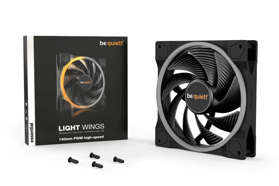 Be quiet! / ventilátor Light Wings high speed / 140mm / PWM / ARGB
