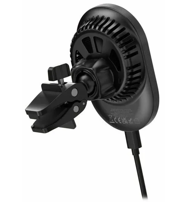 Swissten Magnetický Držák do Ventilace Auta MagRide s Bezdrátovým Nabíjením Qi2 15W (Kompatibilní s MagSafe)