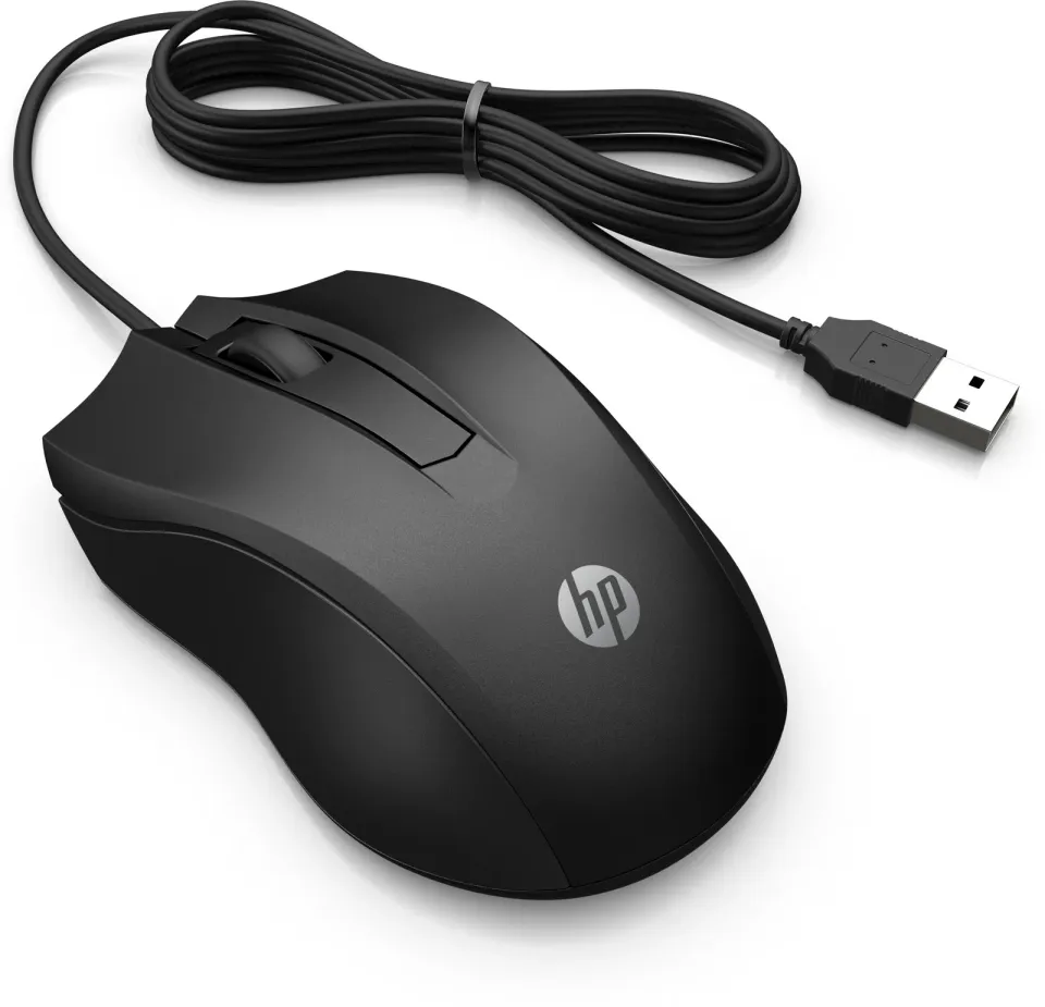 HP myš - 105 Black Wired Mouse EURO