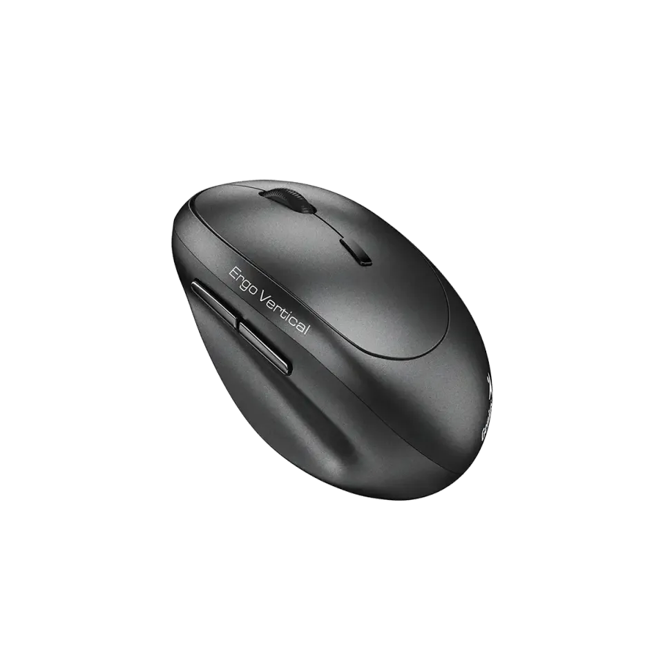 Genius Ergo 8350S, Myš, bezdrátová, optická, vertikální, 2400DPI, 6 tlačítek, ti