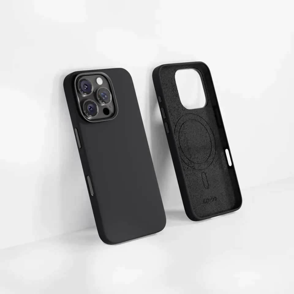 Epico Mag+ Silicone Pro kryt iP. 16 Pro Max - černý