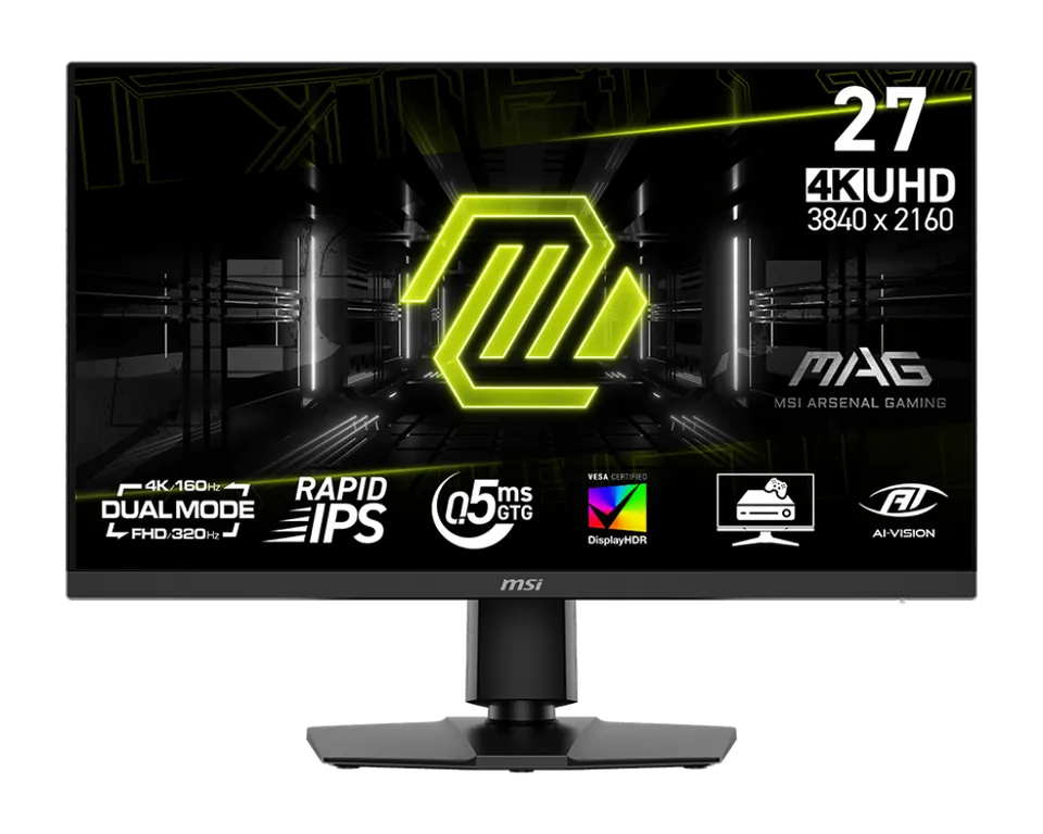 MSI Gaming monitor MAG 272URDF E16 27" Rapid IPS/UHD/160Hz/0,5ms/2xHDMI/DP/USB-A