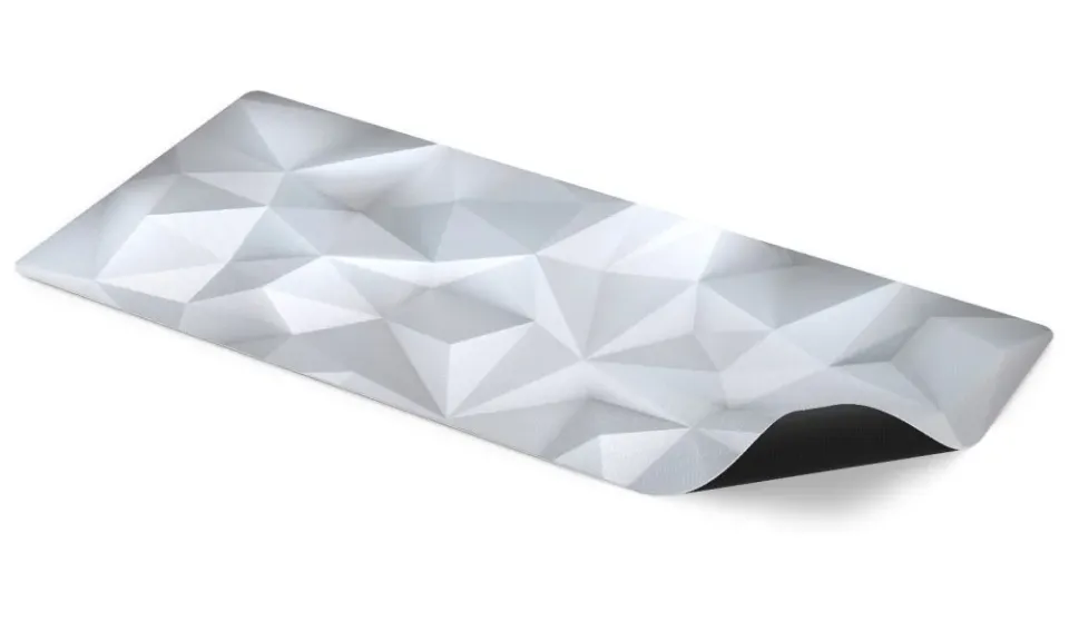 Endorfy Crystal Onyx White XL Podložka pod myš, herní, 900×400×3mm, voděodolná,