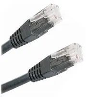 XtendLan patch kabel Cat6, UTP - 2m, černý