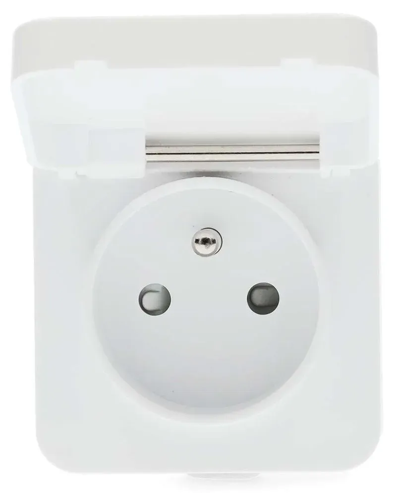 Nedis WIFIPO130EWT - WiFi Chytrá Zásuvka | IP44 | Typ E (CEE 7/6)| -10 - 55 °C |