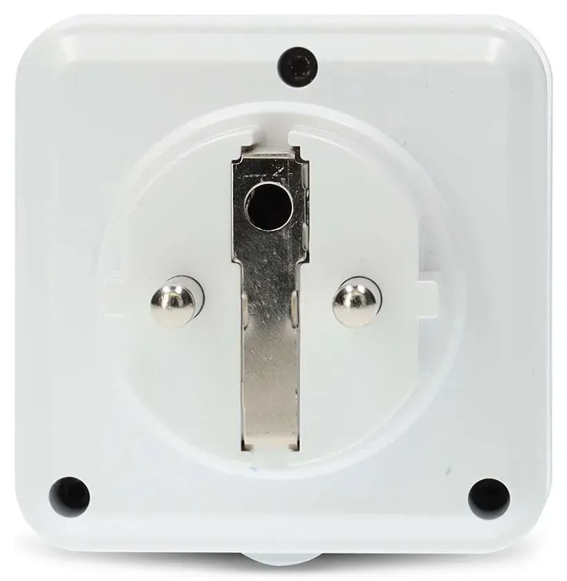 Nedis WIFIPO130EWT - WiFi Chytrá Zásuvka | IP44 | Typ E (CEE 7/6)| -10 - 55 °C |