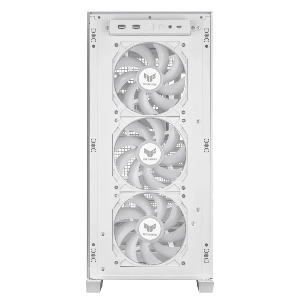 ASUS case TUF GAMING CASE (GT302) TG, Mid Tower, 4x 140mm ARGB Fan, bílá