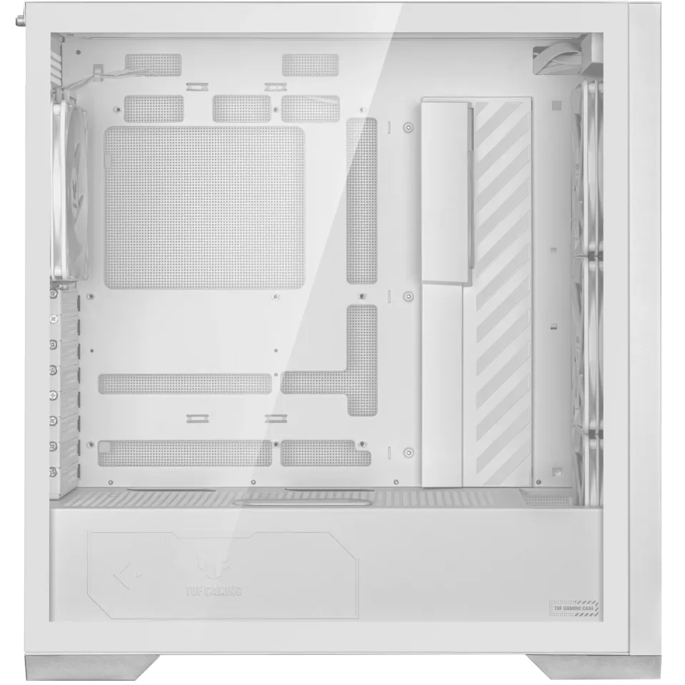 ASUS case TUF GAMING CASE (GT302) TG, Mid Tower, 4x 140mm ARGB Fan, bílá