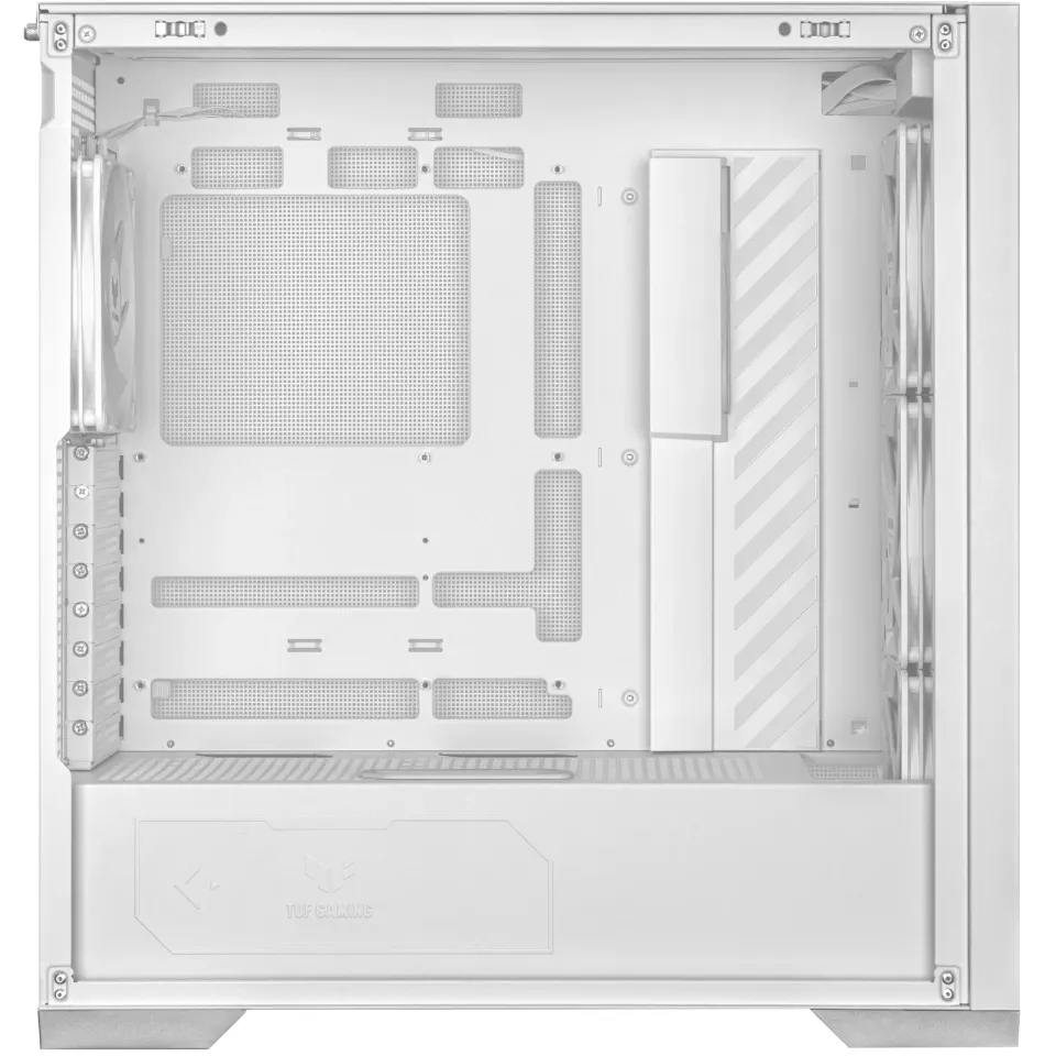 ASUS case TUF GAMING CASE (GT302) TG, Mid Tower, 4x 140mm ARGB Fan, bílá
