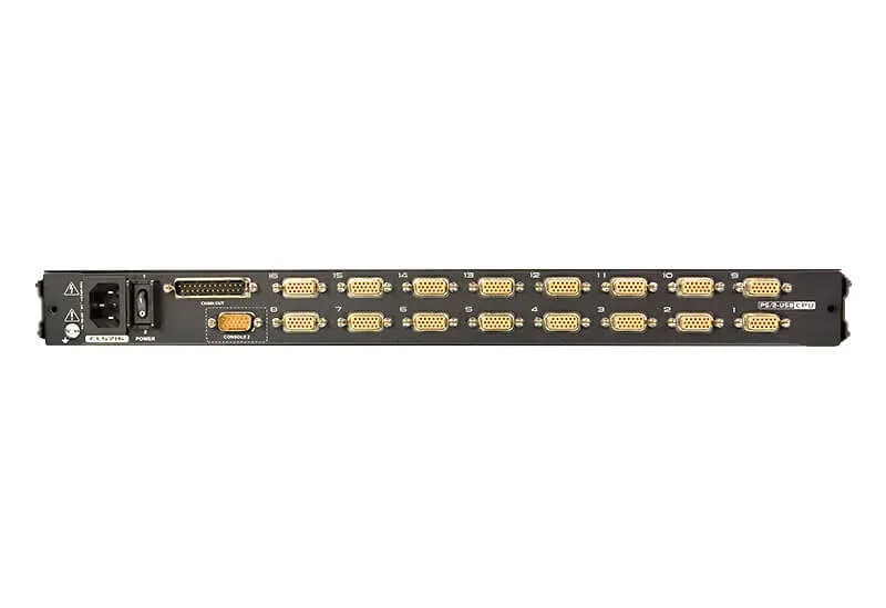 ATEN CL5716N SINGLE RAIL 16P PS/2-USB LCDKVMP 19INCH W/LED LIGHT/USA KB/EU