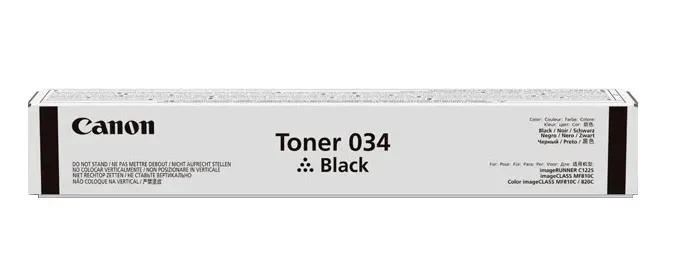 Canon toner 034 pro iR-C1225 a pro iR-C1225iF / Black / 12000str.