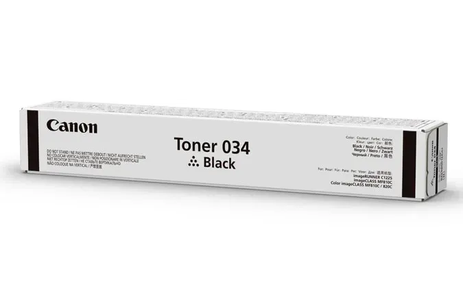 Canon toner 034 pro iR-C1225 a pro iR-C1225iF / Black / 12000str.