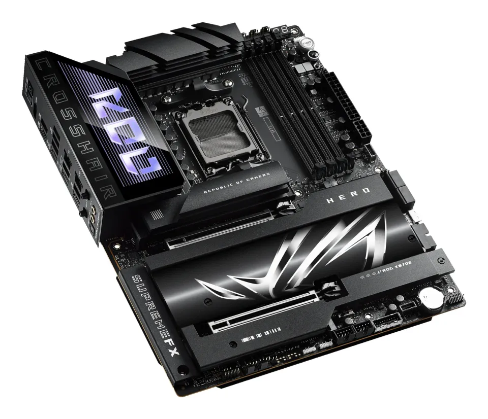 ASUS MB Sc AM5 ROG CROSSHAIR X870E HERO, AMD X870, 4xDDR5, 1xHDMI, 2xUSB4, WiFi