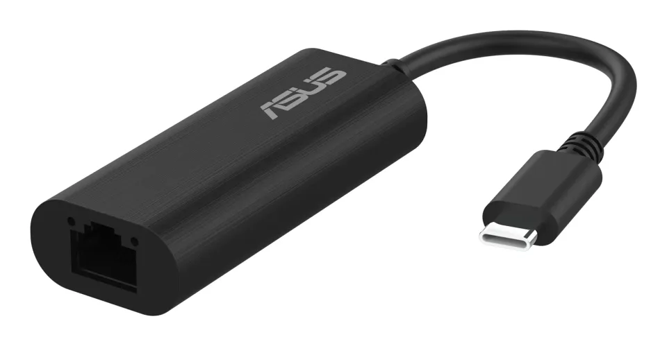ASUS USB-C2500 V2, USB-C Ethernet Adapter 2.5G/1G/100Mbps, RJ45 port