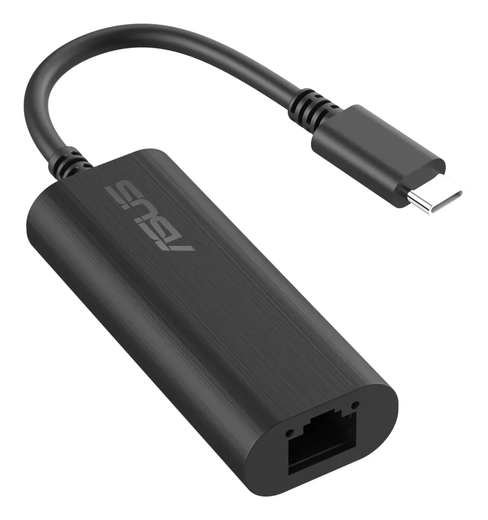 ASUS USB-C2500 V2, USB-C Ethernet Adapter 2.5G/1G/100Mbps, RJ45 port