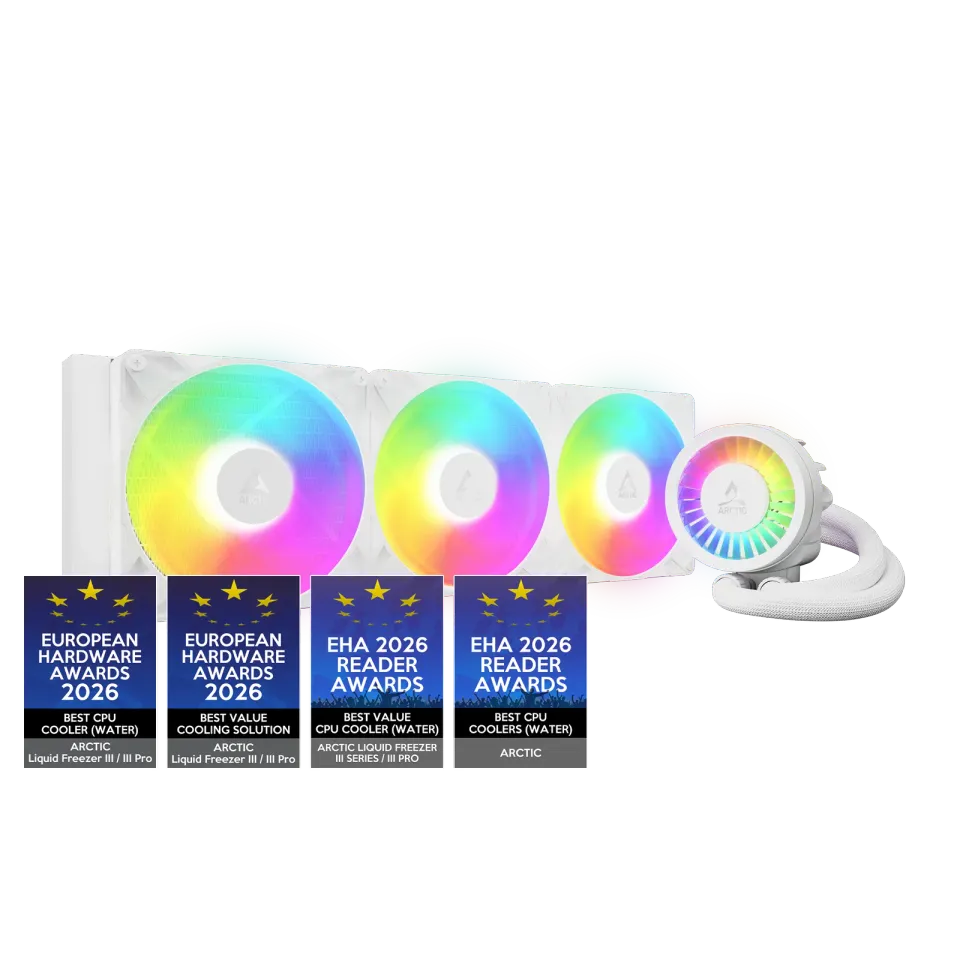 ARCTIC Liquid Freezer III 420 Pro A-RGB (White), komplet vodního chlazení CPU