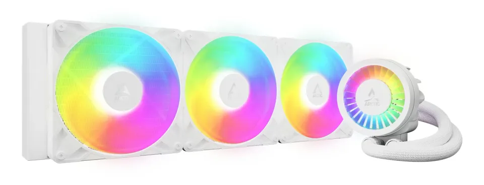 ARCTIC Liquid Freezer III 420 Pro A-RGB (White), komplet vodního chlazení CPU