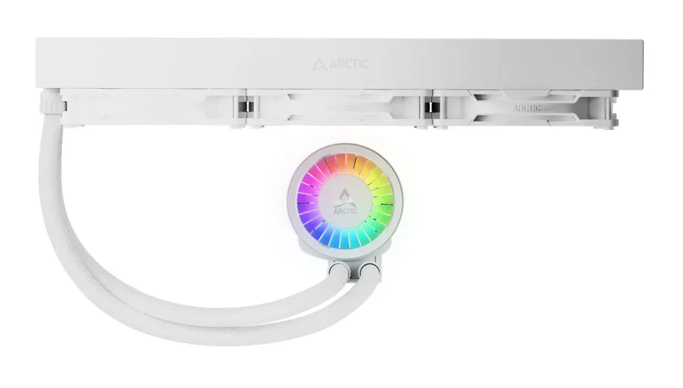 ARCTIC Liquid Freezer III 420 Pro A-RGB (White), komplet vodního chlazení CPU