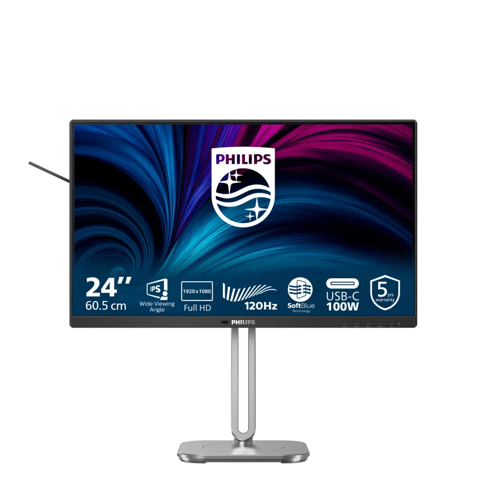 Philips LCD 24B2U4301 23,8" IPS/1920x1080@120Hz/4ms/300cd/HDMI/DP/4xUSB/USB-C do