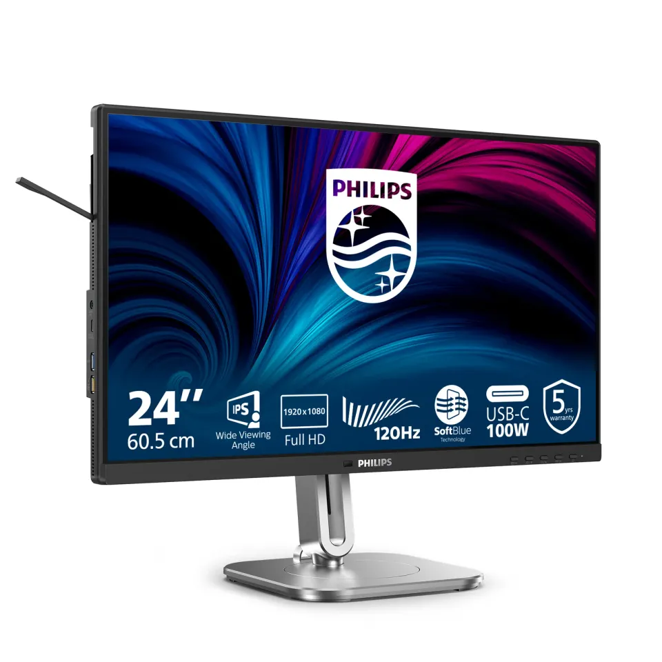 Philips LCD 24B2U4301 23,8" IPS/1920x1080@120Hz/4ms/300cd/HDMI/DP/4xUSB/USB-C do